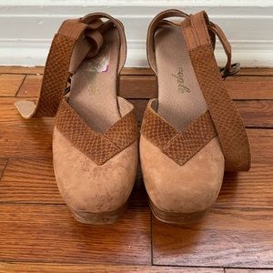 Free People Wooden Clogs